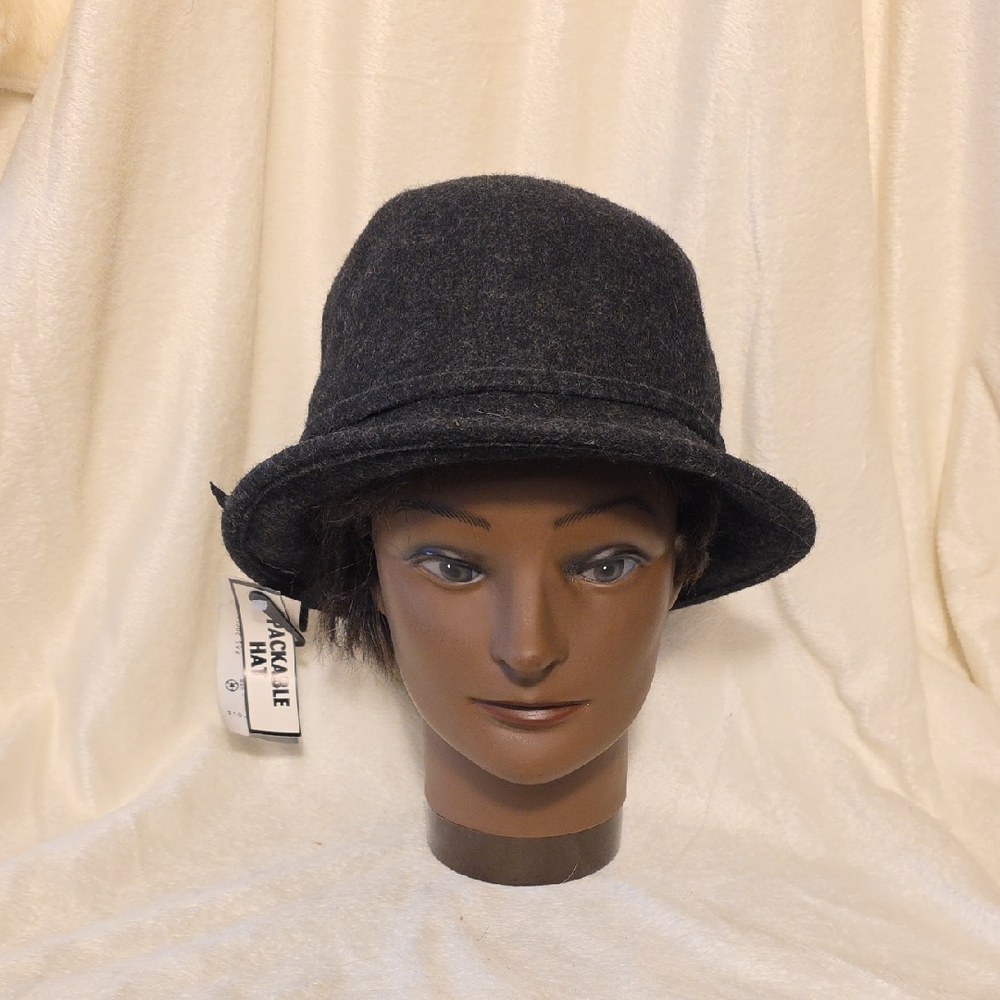 Wool Charcoal Women's Hat